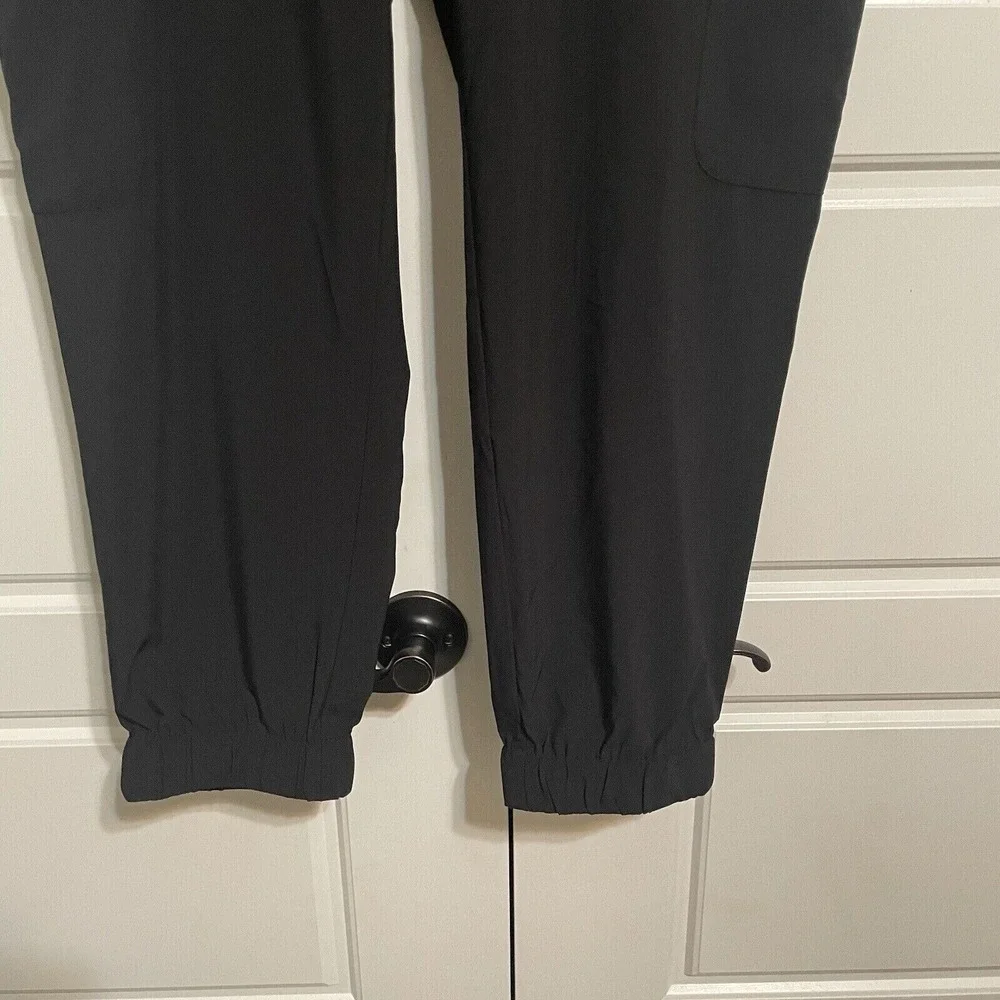 Banana Republic Black Dress Pants Womens Casual Trousers Tie Waist Elastic Sz L - Picture 4 of 8